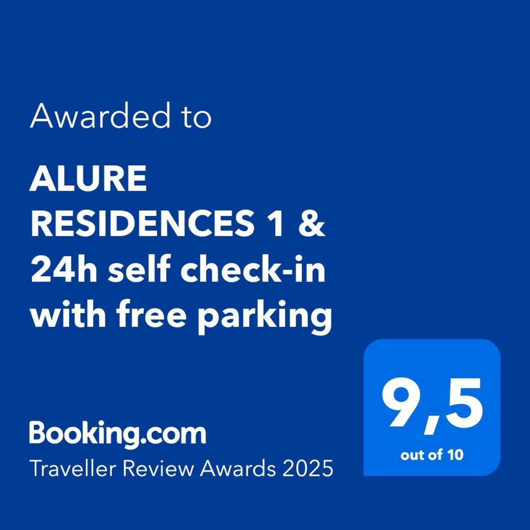 Alure Residences 1 & 24H Self Check-In, Free Parking In Front Of The Apartment Building, New Building, Terrace, Cafe With Breakfast In The Apartment Building, Next To The Aqua Park Banská Bystrica Buitenkant foto